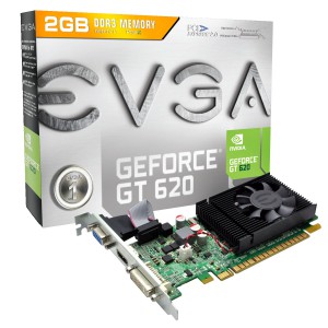 EVGA GT620 2GB DDR3 graphics card